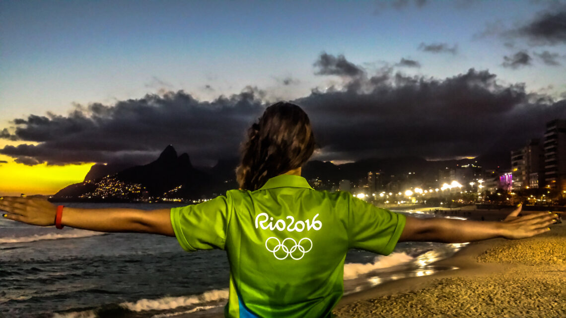 Voluntário nos jogos Olímpicos de Paris