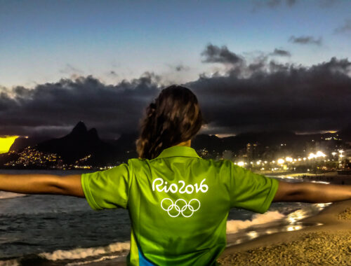 Voluntário nos jogos Olímpicos de Paris