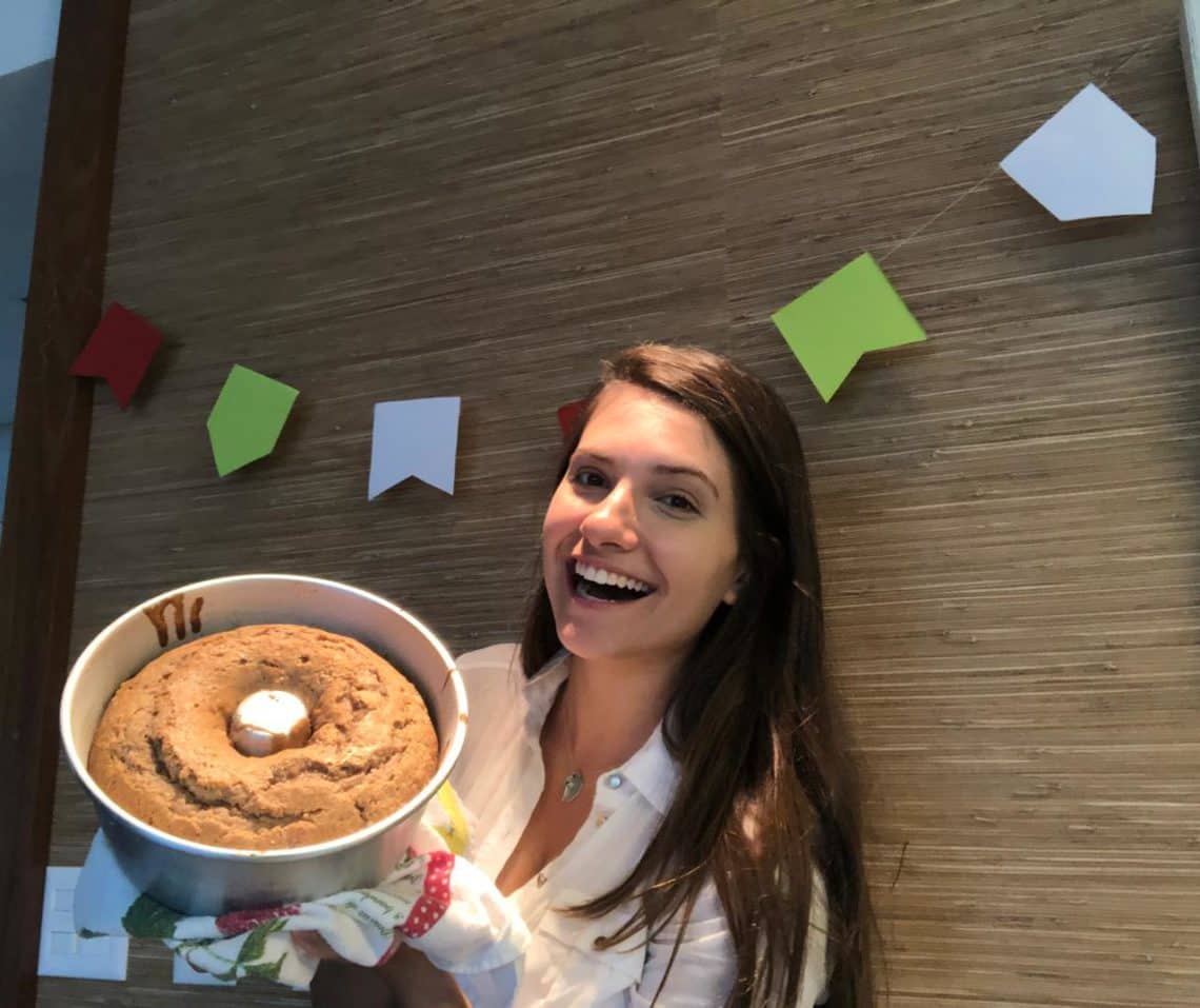 Bolo de paçoca para festa junina