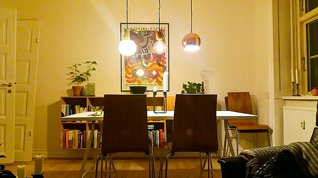 Apartamento alugado em Copenhagen.