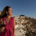 Santorini na Grécia