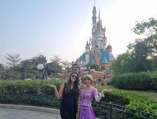 Um dia na Disneyland Hong Kong